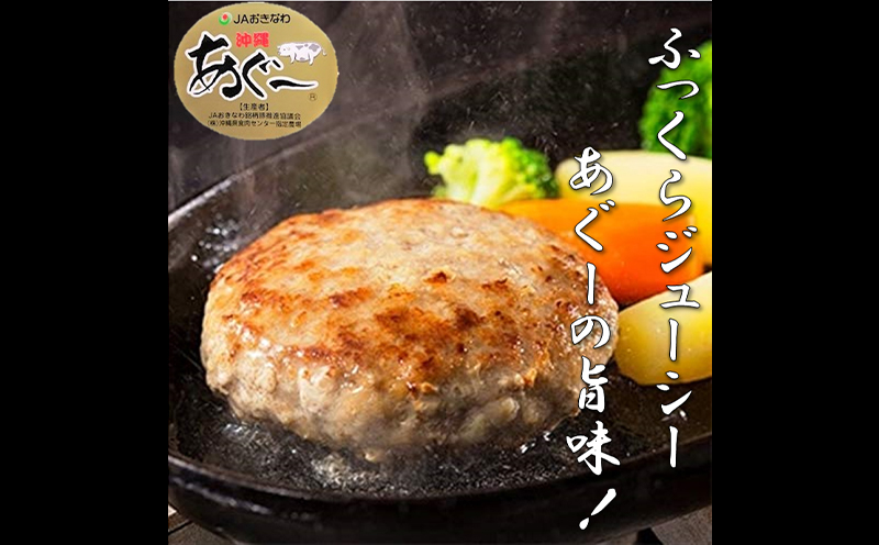 お肉屋本店　沖縄県産あぐー豚ハンバーグ・ステーキセット900g【 豚肉 肉 琉球在来豚 あぐー豚 手作り 手ごね 特製 こだわり ロース 肩ロース 焼肉 BBQ 肉汁 各2個 150g 贈答用 贈り物 ギフト お土産 化粧箱 冷凍 沖縄 沖縄県産 】