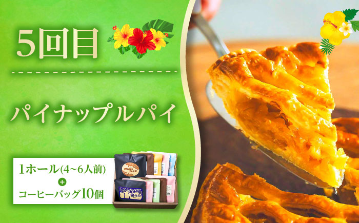 【全6回定期便】 OKINAWANスイーツ堪能定期便  (コーヒーバッグセット / 10個入り)    ケーキ 洋菓子 スイーツ ギフト お土産 冷凍 沖縄市 / 株式会社クロップ・株式会社ファーストマーク・ZAZOU・シフォンケーキショップ ウニパティ [BCZZ016]