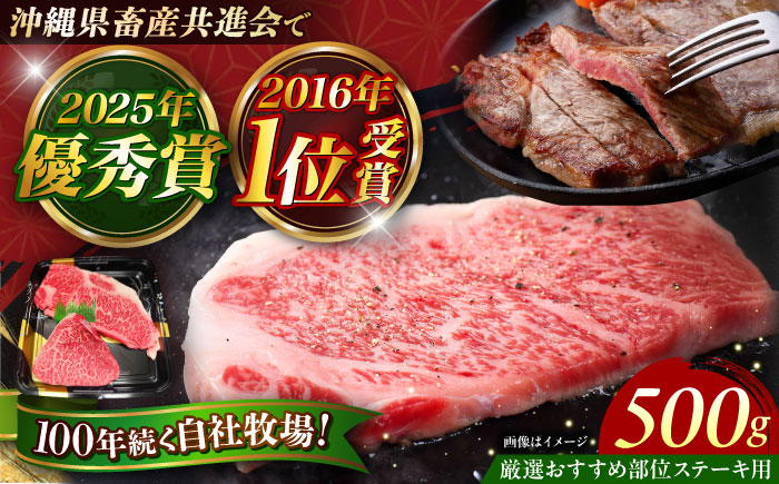 【厳選！おすすめ部位】沖縄和牛 佐渡山牛 ステーキ肉 500g ステーキ 牛肉 和牛 焼肉 赤身 沖縄市 / 肉のサブロー [BCBC001]