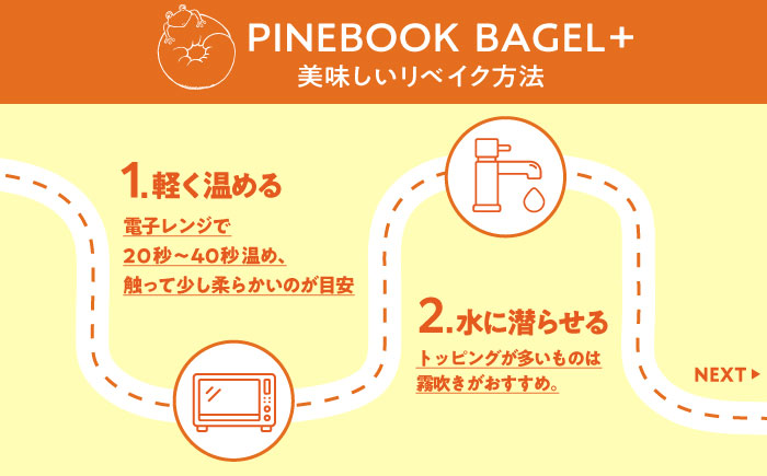 当店おススメ！人気ベーグル5点 お任せセット ベーグル詰め合わせ お取り寄せ 冷凍 パン セット 沖縄市 / Pinebook Bagel+ [BCBI001]