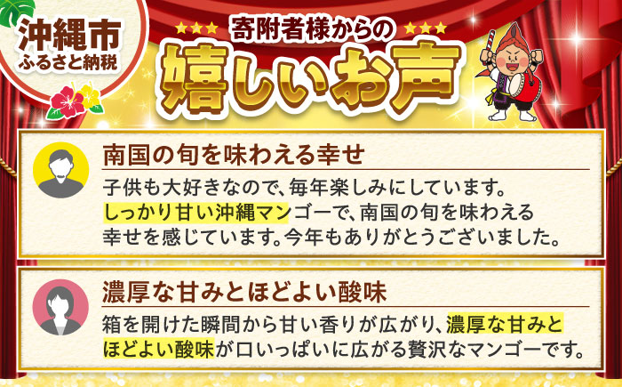 【先行予約 2026年発送 予約受付】 完熟マンゴー 約2kg (4〜6玉 / 化粧箱・秀品) マンゴー 沖縄 果物 フルーツ ギフト 沖縄市 / ちゃんぷる〜市場 [BCAA004]