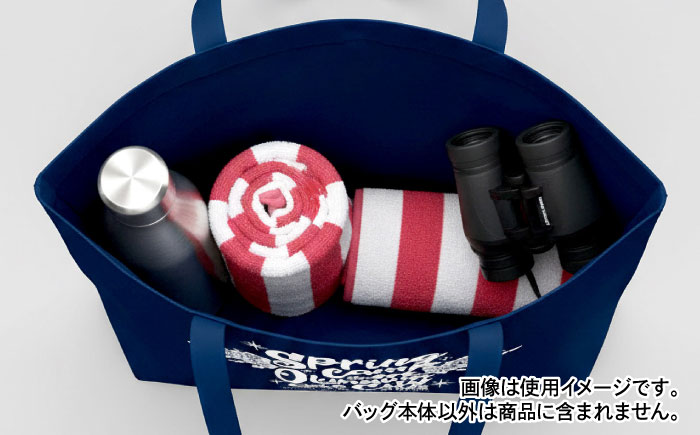 広島東洋カープ トートバッグ 2025 (ネイビー) カープ CARP コラボ ハイビスカス マイバッグ 沖縄市 / 沖縄市観光物産センター夢プラザおきなわ [BCBE009]