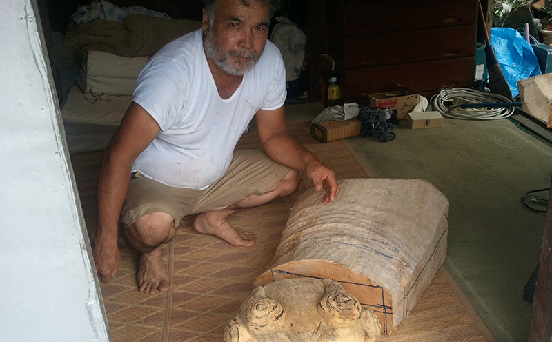 【思いやり型返礼品（協賛型）】神獅子のお守り。沖縄市古謝自治会の文化財復元事業を応援！