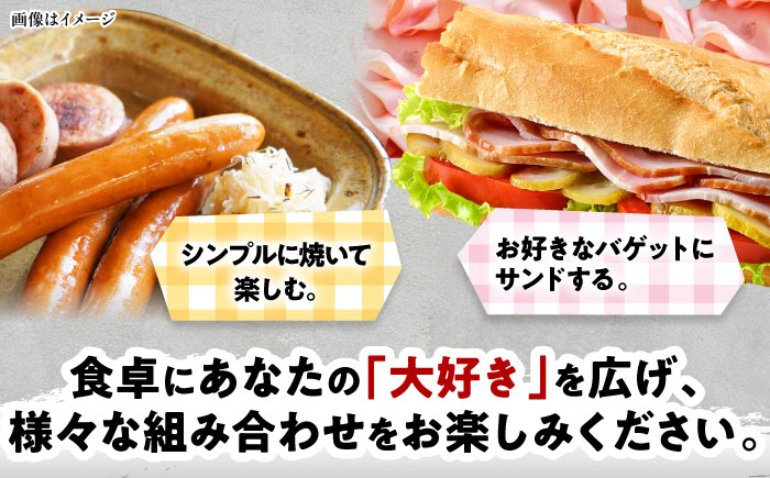 【ふるさと納税限定】TESIOの自家製フランク＆ボローニャセット (計380g) 豚肉 ハム ソーセージ 小分け 真空パック 沖縄市 / TESIO [BCAD005]