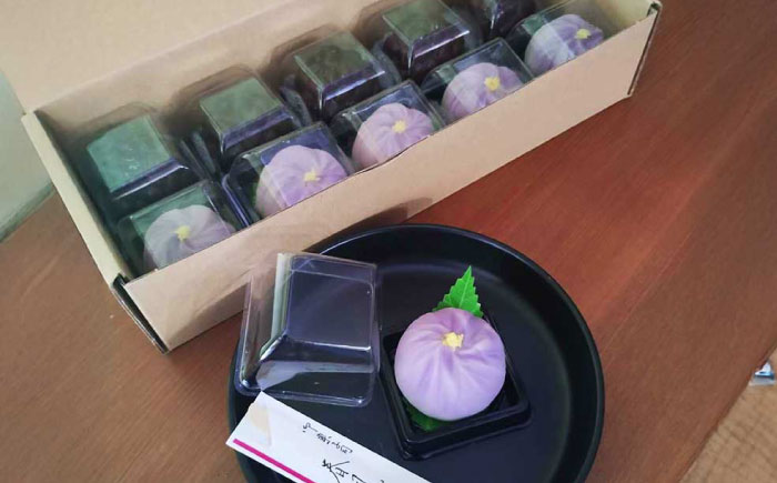 和菓子2種セット (練り切り・鹿の子 / 各5個) 沖縄市 / 和菓子屋 春風堂 [BCCL008]