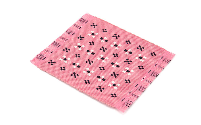 国指定伝統的工芸品 知花花織コースター 5枚セット コースター おしゃれ 雑貨 小物 インテリア 沖縄市 / 知花花織事業協同組合 [BCBW002]