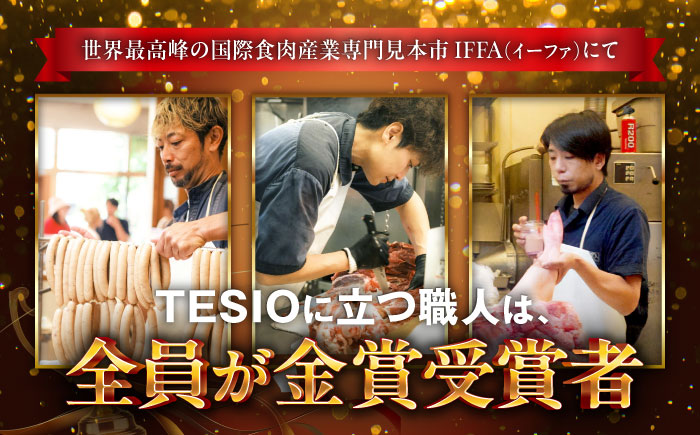【ふるさと納税限定】TESIOの自家製フランク＆ボローニャセット (計380g) 豚肉 ハム ソーセージ 小分け 真空パック 沖縄市 / TESIO [BCAD005]