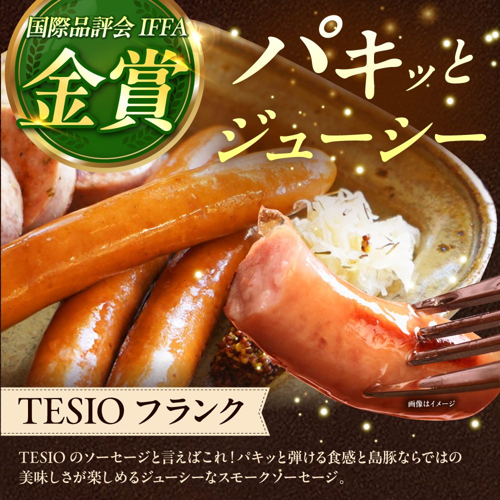 TESIOの自家製ハム＆ソーセージ 『手始めTESIOセット』 豚肉 ハム ソーセージ 小分け 真空パック 沖縄市 / TESIO [BCAD001]