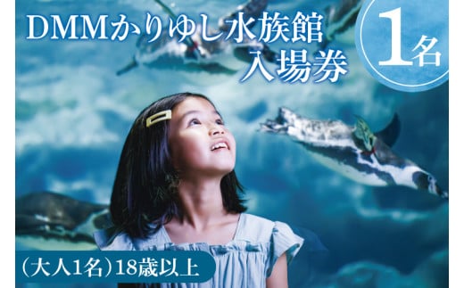 「DMMかりゆし水族館」入場券 大人1名(18歳以上)｜水族館 入場券 チケット 旅行 観光 沖縄旅行 沖縄 おきなわ 豊見城市(DG001)