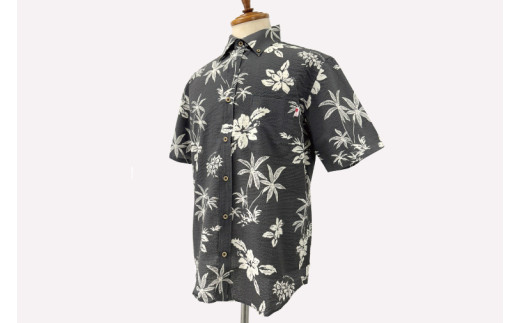 【Coconut Juice】 かりゆしウェア Bring Back Memories (28)【カラー：グレー、サイズ：M】｜かりゆし 服 衣服 沖縄 かりゆしウェア おきなわ 沖縄県 豊見城市(CB026)