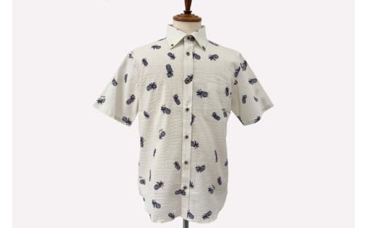 【Coconut Juice】 かりゆしウェア Clear Vision(27)【カラー：アイボリー、サイズ：M】｜かりゆし 服 衣服 沖縄 かりゆしウェア おきなわ 沖縄県 豊見城市(CB014)