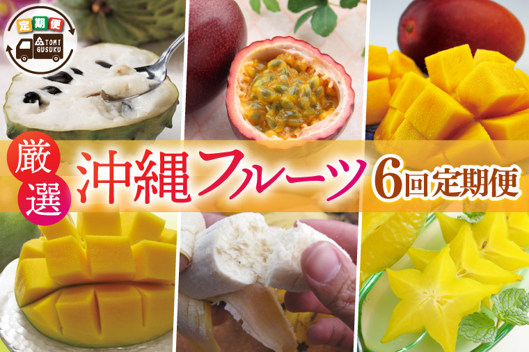 【6回定期便】厳選！沖縄フルーツ定期便（年6回）(AC024)