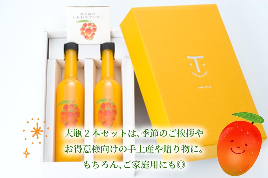 宮古島のしあわせマンゴー　大瓶２本セット【500ｇ×2本】(T114)
