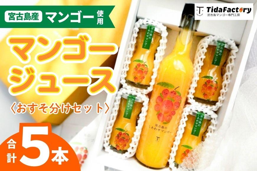 宮古島のしあわせマンゴー　しあわせおすそ分けセット(T117)
