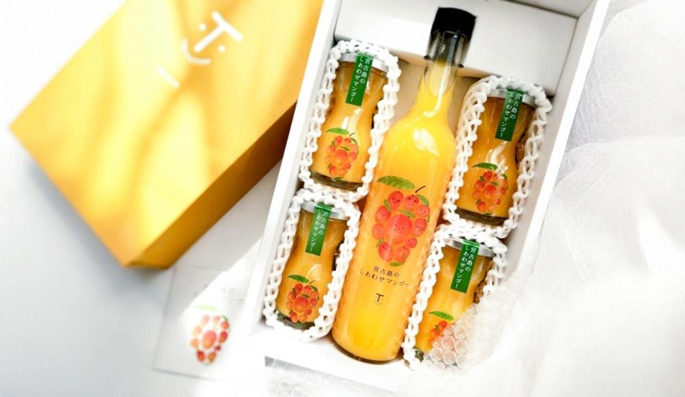 宮古島のしあわせマンゴー　しあわせおすそ分けセット(T117)