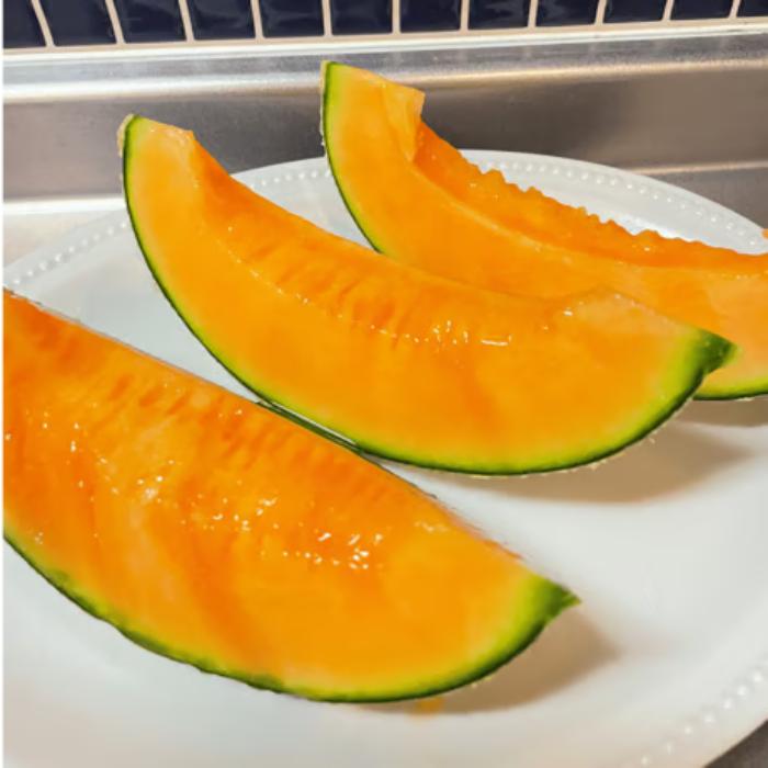 宮古島産 赤肉メロン 1玉 【農家直送】 ＜とみお農園＞（TN01）