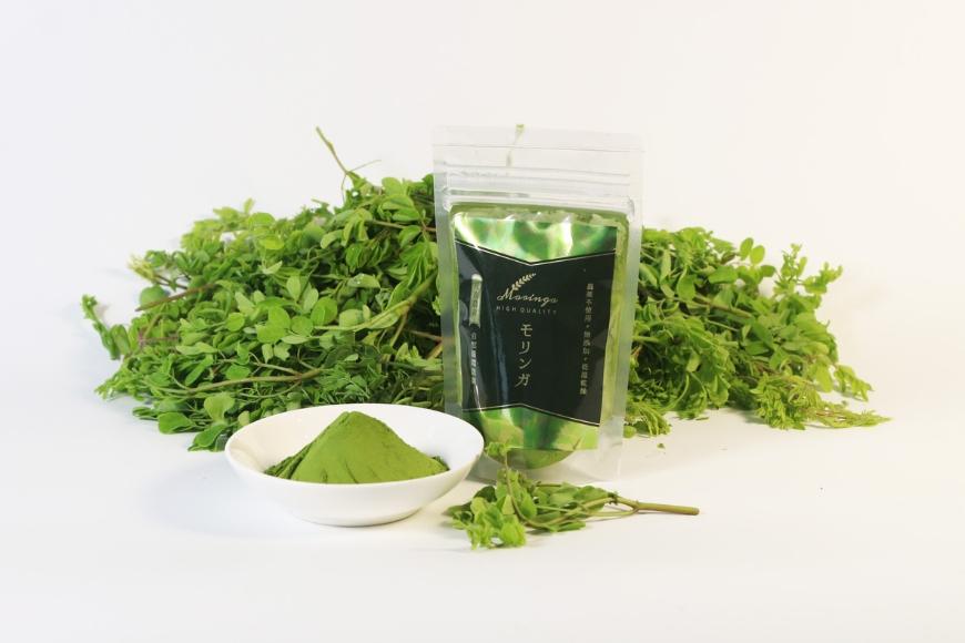沖縄宮古島産 無農薬モリンガパウダーとモリンガ茶のセット