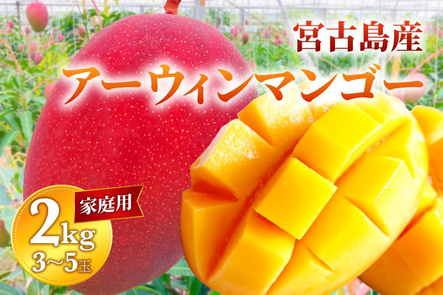 【家庭用】宮古島産マンゴー2kg ＜リトルグローブ＞（LT004）