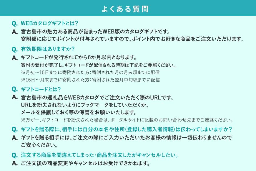 あとから選べるWEBカタログギフト（寄附100万円コース）300000ポイント宮古島市（JO005）