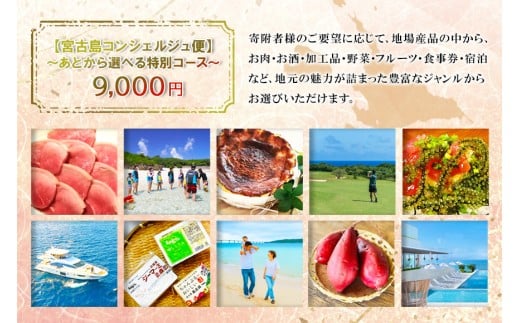 å®®å€å³¶ã³ã³ã·ã§ã«ãžã¥äŸ¿ ãããšããéžã¹ãç¹å¥ã³ãŒã¹ãïŒ9,000ååïŒïŒCW31ïŒ