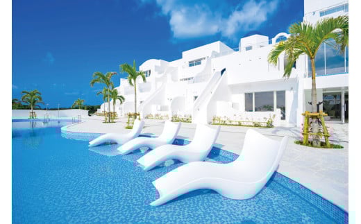 FB003　サントリーニ ホテル ＆ ヴィラズ 宮古島　 ペア宿泊券（1泊朝食付）