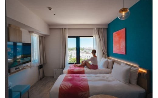 DV08　街中便利な『たびのホテルlit宮古島』共通補助券（15,000円分）