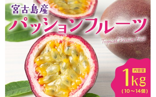 エキゾチックな味わい！宮古島産パッションフルーツ（1kg）(JJ008)