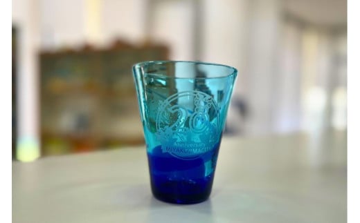CW20【宮古島市制施行20周年記念】記念ロゴ刻印 琉球グラス