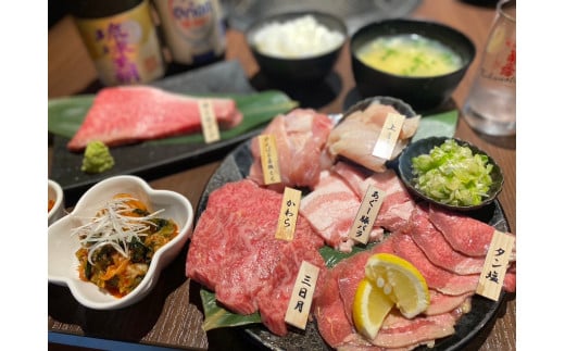 YN03　焼肉なかお　宮古牛会席コースペアチケット　乾杯ドリンク付き　宮古牛（24000円分）｜沖縄 宮古島 おすすめ 宮古牛 肉 グルメ 母の日 父の日 ギフト クリスマス