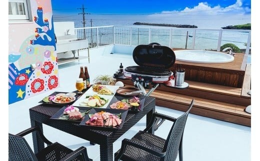 Coral Sea Villa新築1日1組限定ヴィラ宿泊券(2名〜7名1泊）