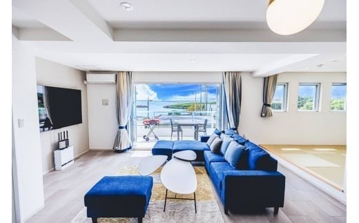 Coral Sea Villa新築1日1組限定ヴィラ宿泊券(2名〜7名1泊）