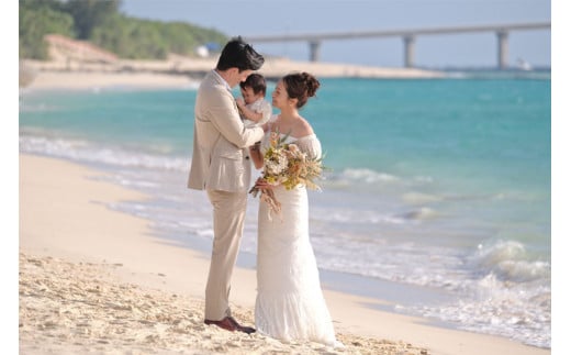 GK007　＊宮古島＊ウェディングドレス＊ビーチフォト＊