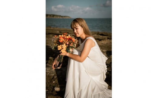 GK007　＊宮古島＊ウェディングドレス＊ビーチフォト＊