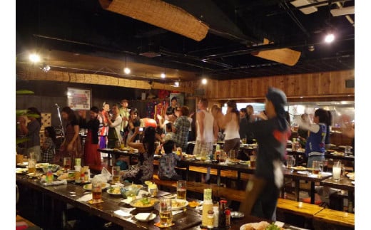 三線ライブのある宮古島の居酒屋『郷家』貸切り券（最大100名）（FD005）