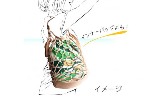 てぬぐい＋巾着セット【ゴルフ】（HF008）