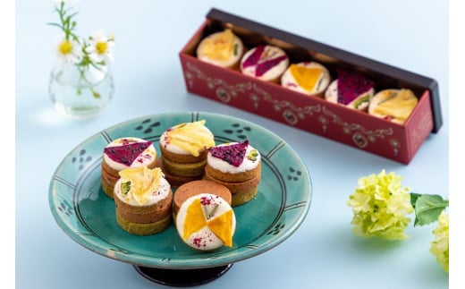 フルーツアイシングクッキー缶 （15枚入り）（FE002）