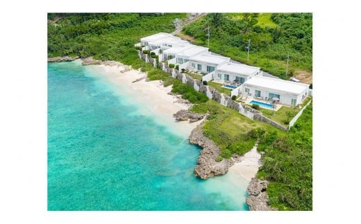 CC01　クリスタルヴィラ宮古島砂山ビーチペア宿泊券（2名1泊 素泊まり）