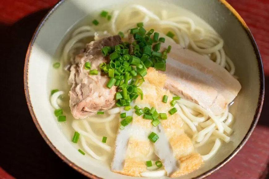 MT001　宮古そばセット5食セット（麺・出汁・かまぼこ・お肉）5食分