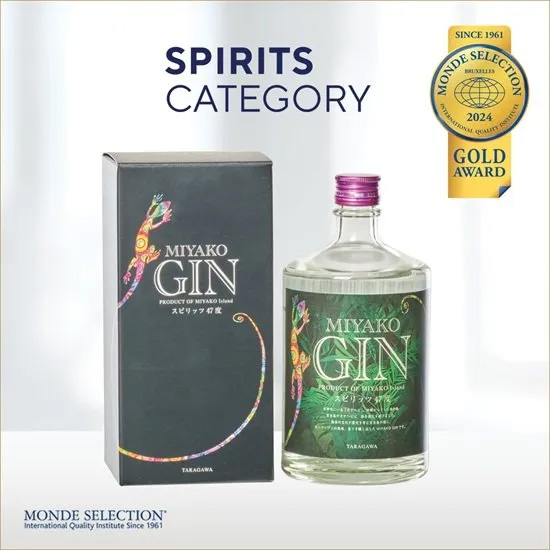 G112　多良川 ミヤコジン/700ml(47度) ジングラスセット