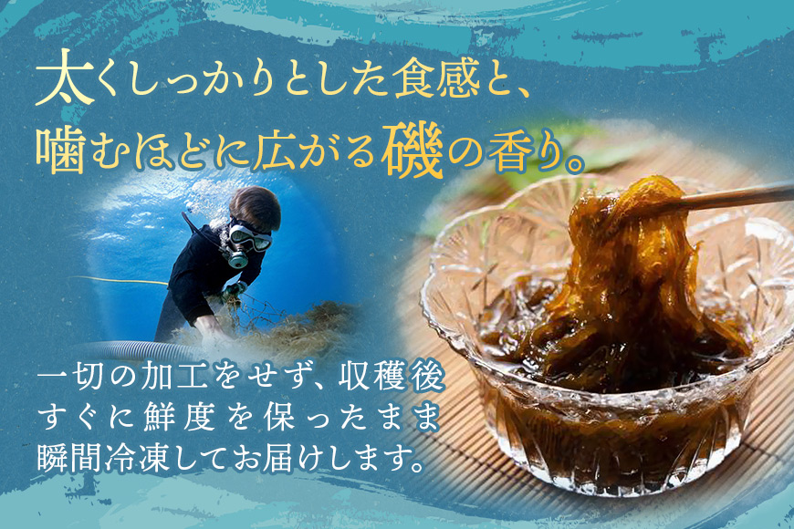 MJ02　生もずく4個セット　マジャーランド宮古島