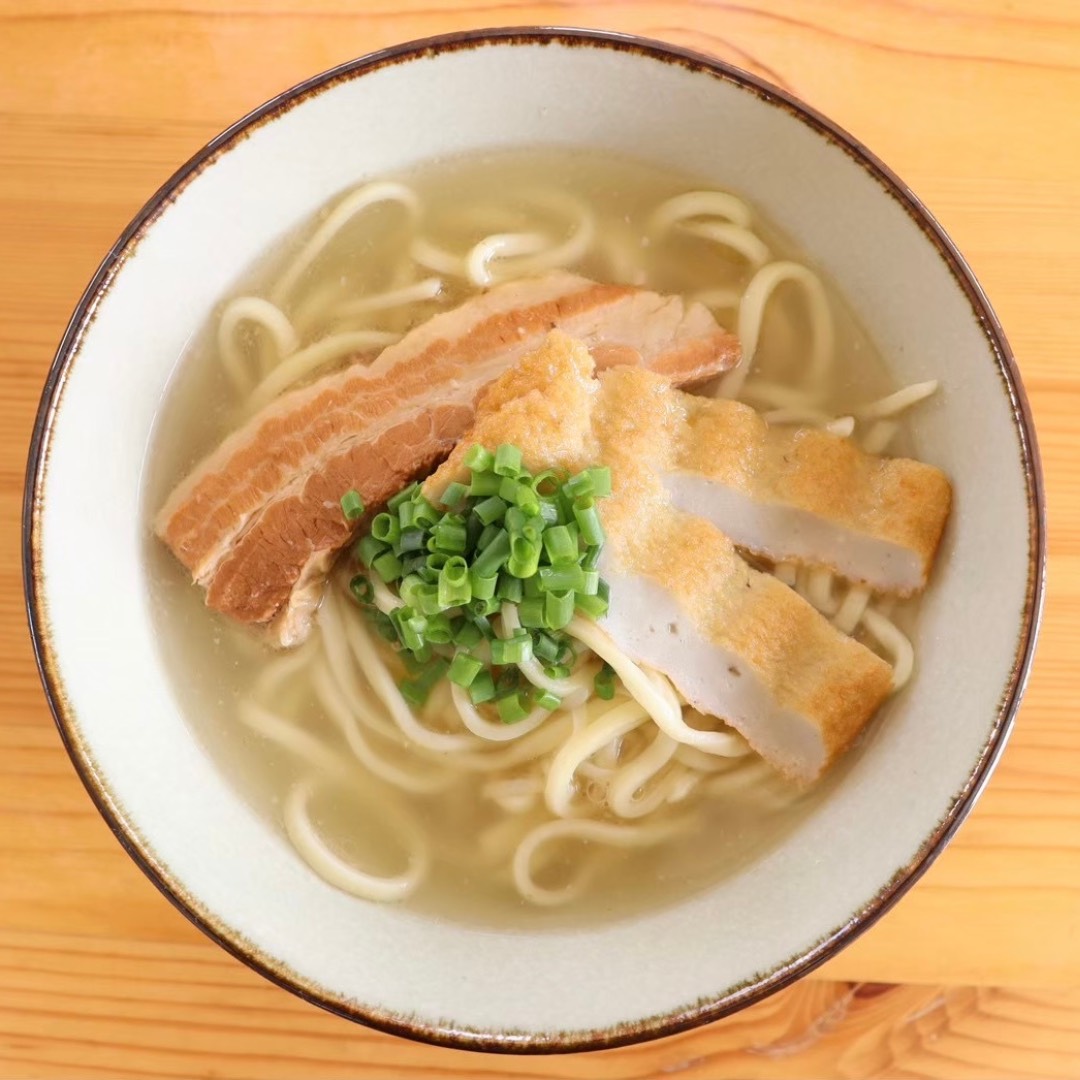 MT001　宮古そばセット5食セット（麺・出汁・かまぼこ・お肉）5食分