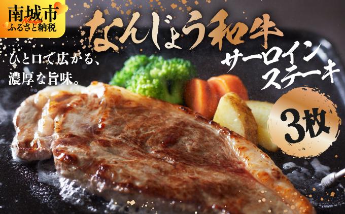《極上の味わい》和牛サーロイン 約150～200g×3枚 なんじょう和牛   I  和牛サーロイン なんじょう和牛 サーロイン ステーキ  真空パック150g 200g 3枚  沖縄県 南城市