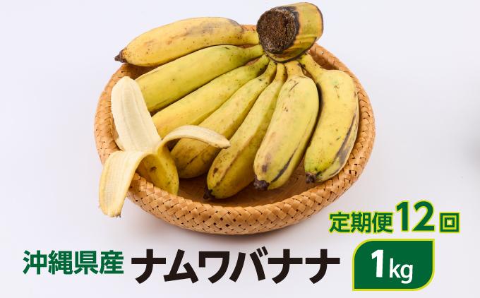 ナムワバナナ　1kg　定期便12回