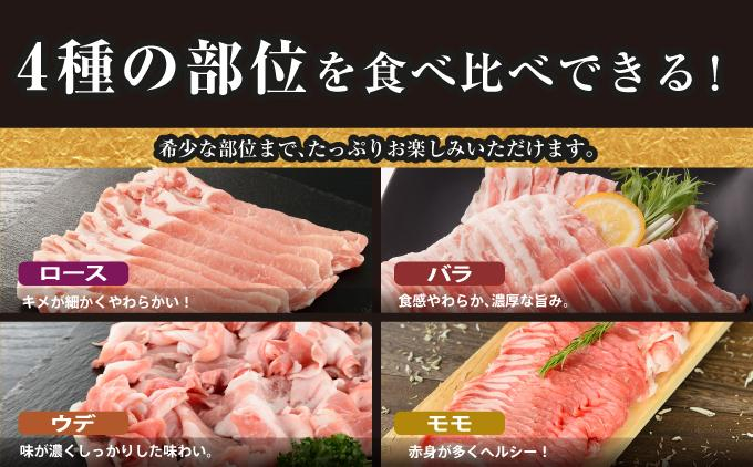 【2026年8月発送】沖縄あぐー豚 しゃぶしゃぶ食べ比べまんぷくセット（2.8kg） I  あぐー豚 しゃぶしゃぶ 沖縄県産  ブランド豚 沖縄県 南城市 ふるさと納税 沖縄県食肉センター
