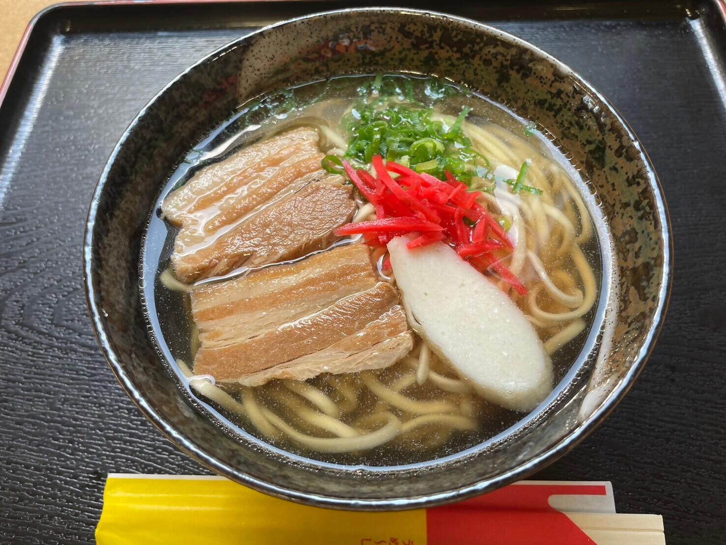【そば処 玉家】三枚肉そば 4食セット【定期便】毎月3回