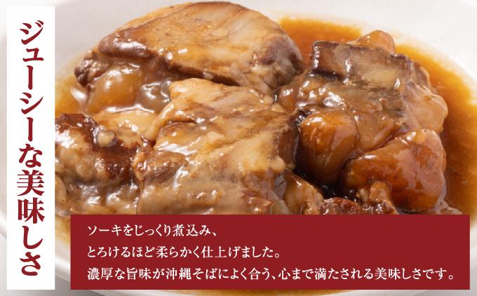 【そば処 玉家】ソーキそば 4食セット【定期便】毎月6回   I  そば処玉家 ソーキそば ソーキ そば 4食セット 定期便 毎月6回 沖縄そば 沖縄グルメ そばセット 料理用 ギフト 4食 セット   沖縄県 南城市 ふるさと納税 