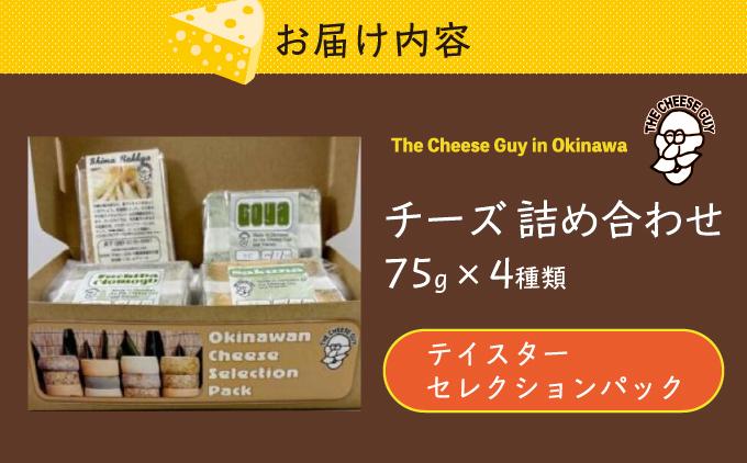 チーズ 詰め合わせ テイスターセレクションパック (75g × 4種類)   I  チーズ 詰め合わせ テイスター セット 4種 食べ比べ おつまみ   沖縄県 南城市 ふるさと納税 The Cheese Guy