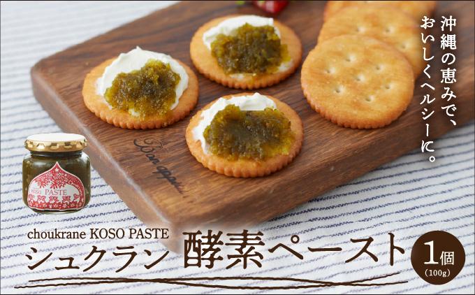 シュクラン酵素ペースト（choukrane KOSO PASTE）100g   I  酵素 ペースト 発酵 食品 健康 美容   沖縄県 南城市 ふるさと納税 Vegee labo choukurane