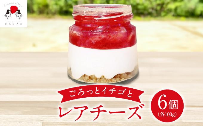 ごろっとイチゴとレアチーズ（南城市／美らイチゴ）   I  いちご レアチーズ スイーツ デザート 美らイチゴ ご当地 スイーツ   沖縄県 南城市 ふるさと納税 美らイチゴ