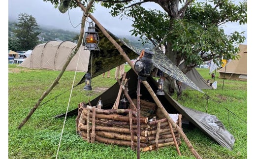 チケット 「キャンプご招待」＋「カヤック or SUP体験」 NEOSアウトドアパーク南城  ( 沖縄県南城市・1名様 )